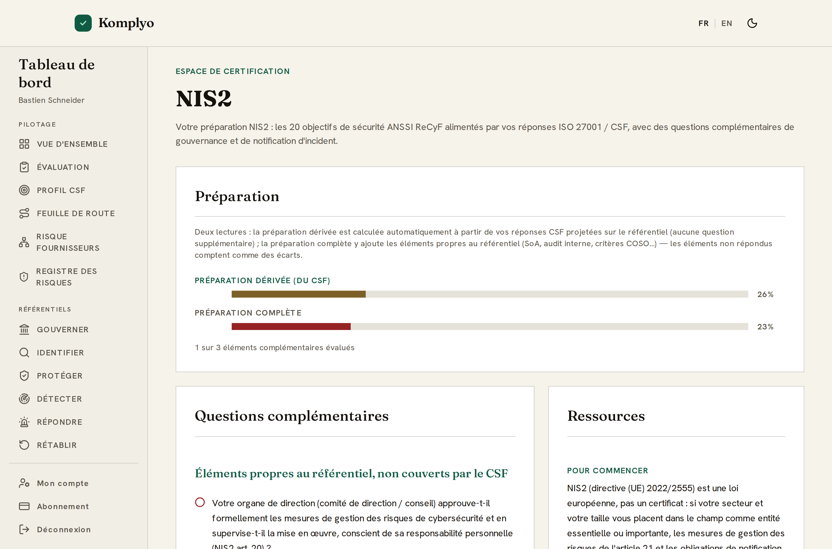 Analyse de périmètre et d'applicabilité NIS2